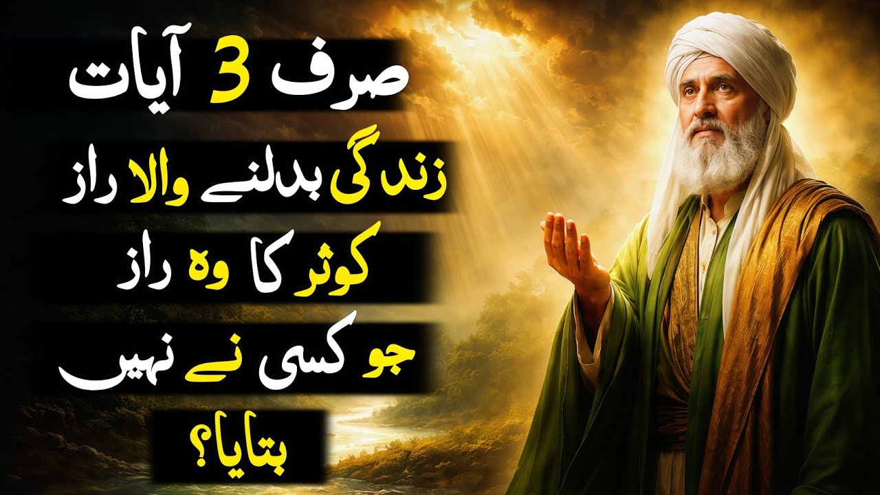 Surah Kausar Ka Sabse Bara Raaz | Sirf 3 Ayat Se Taqdeer Badal Sakti Hai! | Zikraan