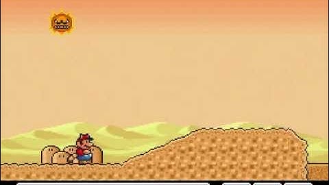 Super Mario Bros. 3 SNES: World 2-Angry Sun/Quicksand