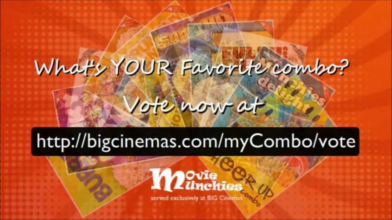Vote for your Favourite Combo | Reliance BIG Cinemas