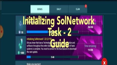 War robot neon anniversary || Initializing SolNetwork 7.22  task - 2 guide   ||