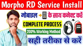 Morpho Device Mobile me Kaise Connect Kare - How to Connect Morpho Fingerprint Device In Mobile screenshot 3