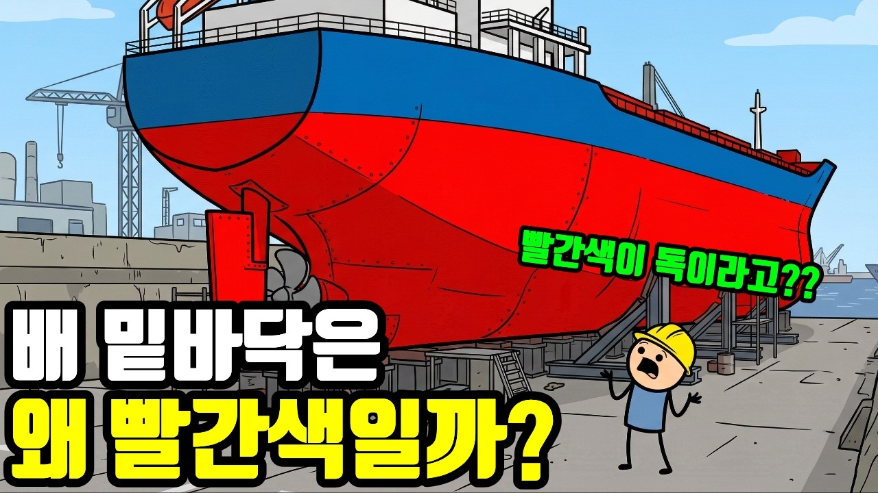 왜 모든 배 밑바닥은 빨간색일까?