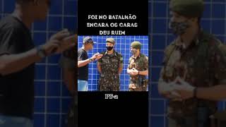 beatbox foi fazer pegadinhas deu ruim TikTokBeleza batalhao execito pegadin