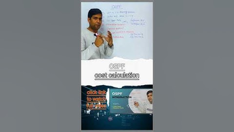 OSPF Cost calculation  #ospf #routingprotocols ,reference bandwidth and interface bandwidth