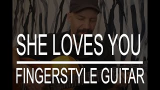 She Loves You (The Beatles) on solo guitar