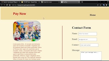 Payment Gateway Integration | The Sparks Foundation Internship Project