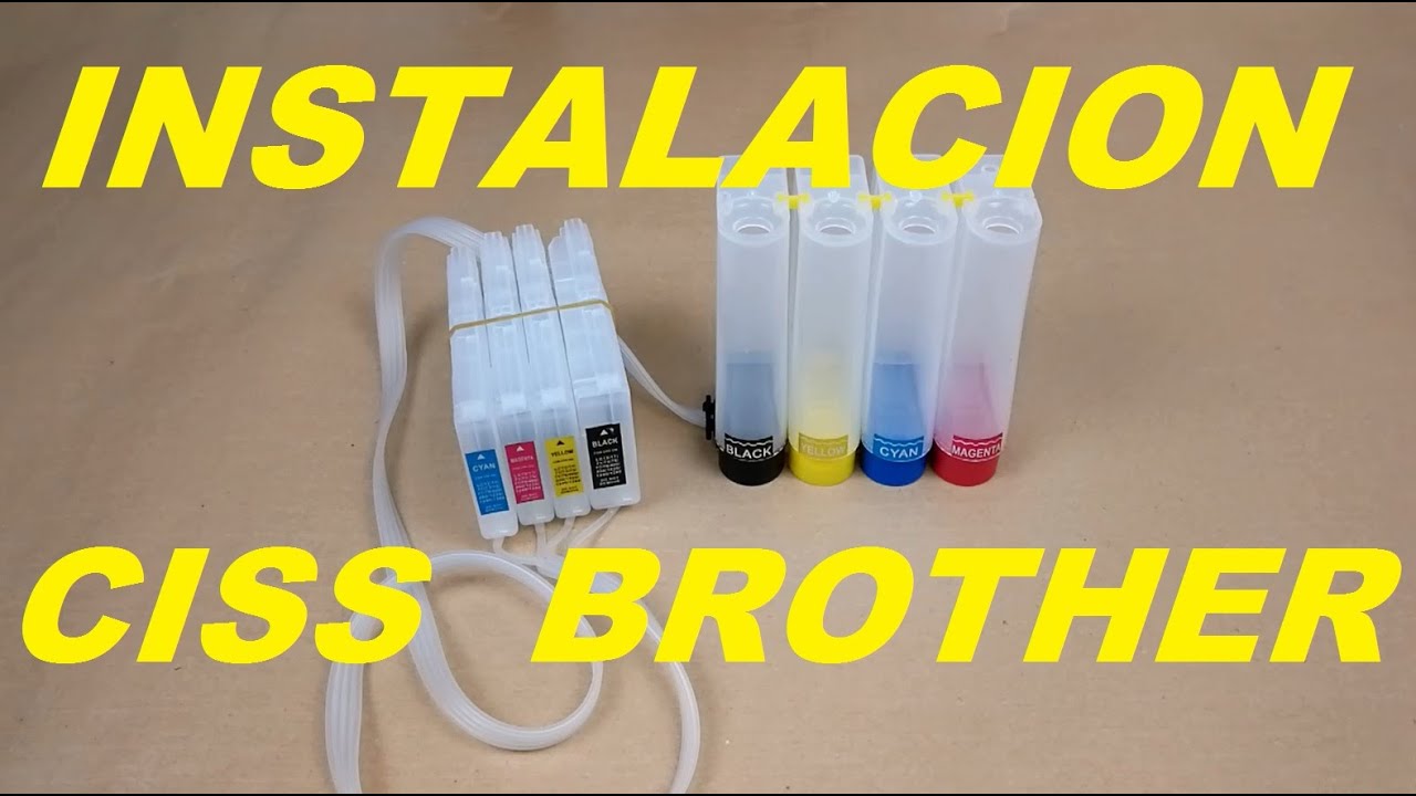 Instalación CISS impresora Brother J430W  cartuchos LC1220 y LC1240