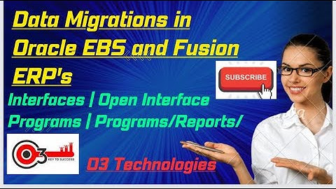 Interfaces|Open Interface Programs|Programs/Reports/Data Migrations in Oracle EBS and Fusion ERP