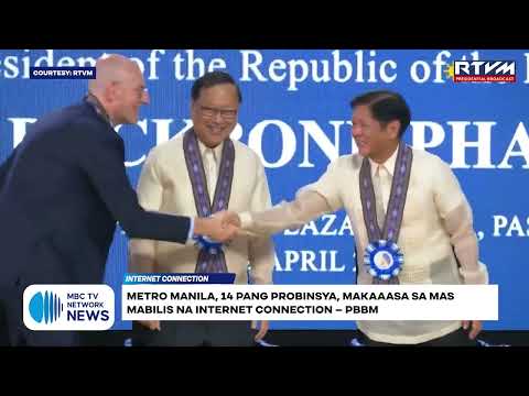 Metro Manila, 14 pang probinsya, makaaasa sa mas mabilis na internet connection  — PBBM