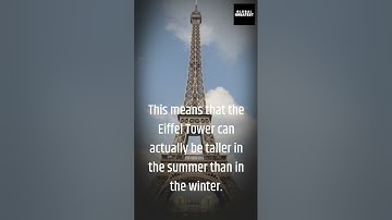 The Eiffel Tower can be 15 cm taller during the summer ? | #short |