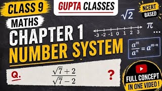 Gupta Classes class 9 maths chapter 1 number system 
