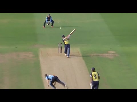 Watch Brendon McCullum hit 158 not out for Birmingham Bears