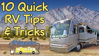 10 Quick RVing Tips & Tricks from LongTerm FullTimers (12 years this month!)