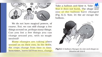 Class VI Chapter 6. Changes around us || Maheikol