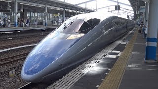 【4K】JR山陽新幹線　こだま500系新幹線(8両編成)　福山駅発車