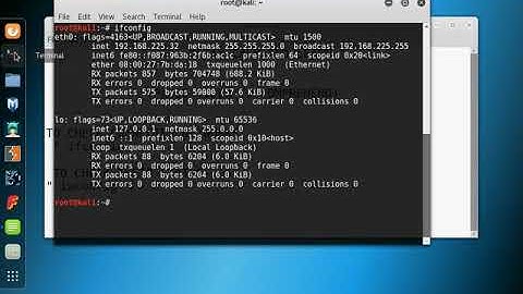 linux command for checking connected networks and status