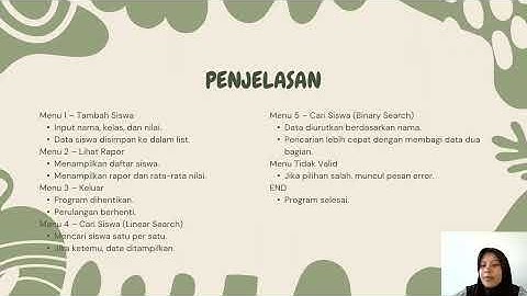 Uas algoritma dan pemrograman kelompok 1 ( e rapor sederhana)