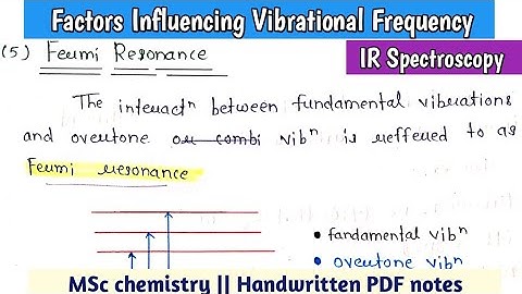 Factors influencing vibrational frequency (@relatechemistry21 )