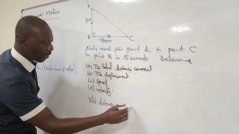 INTRODUCTION TO LINEAR MOTION