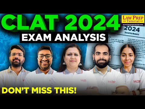 CLAT 2024 Complete Paper Analysis with In Depth Solutions  CLAT Question Paper