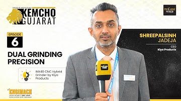 INX40 CNC Hybrid Grinder for Dual Grinding Precision | Kiya at ENGIMACH 2025 | Kemcho Gujarat
