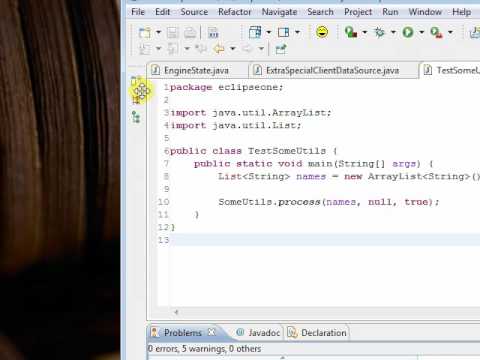 Using the Fast View feature in Eclipse