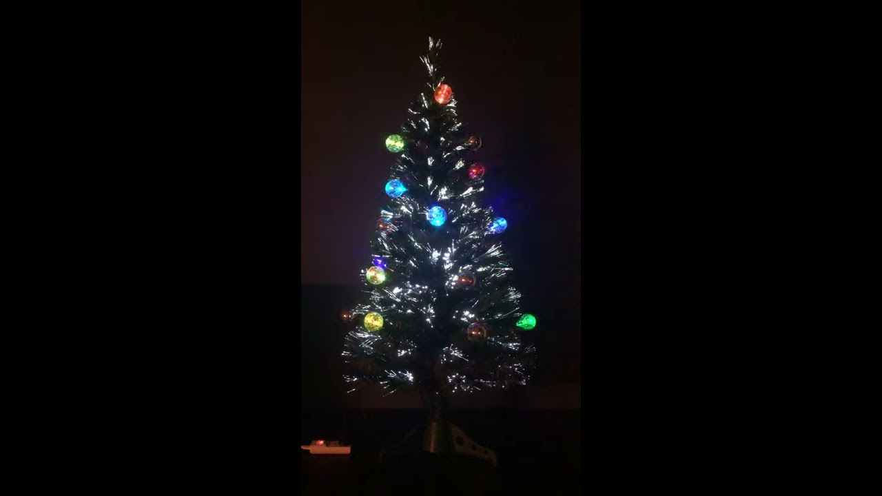 ファイバーツリー クリスマスツリー 120cm ファイバーツリー RGBライト付き
