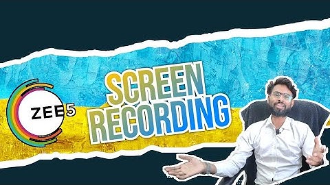 Zee5 Screen recording ! Zee5 Black Screen recording problem ! How to Screen Record Zee5 App ! #zee5