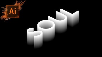 Soul Faded 3D Text Effect In Illustrator | Illustrator Tutorial | Illustrator Tips and Tricks