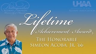 2015 Lifetime Achievement Award: Simeon Acoba, Jr.