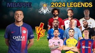 Kylian Mbappe 🆚 2024 New Legends (Ronaldo, Messi, Neymar, Lewandowski, Haaland, Benzema, Kane)💪⚽🔥