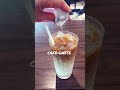 ICED CAFE LATTE BEFORE GOING HOME #shorts