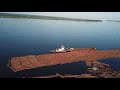 Видео с высоты:Одно из достояний Сибири и оно уплывает!