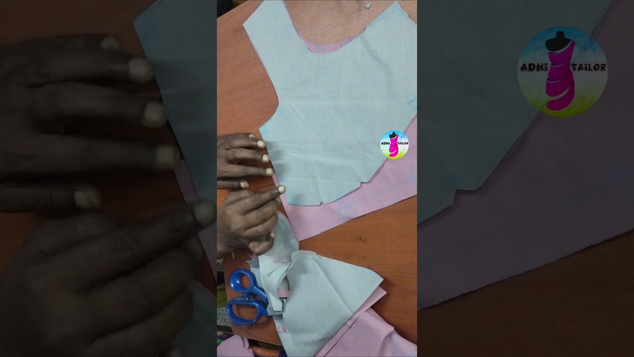 blouse front part cutting tricks & tips in beginners | 