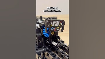 Rack & Pinion Steering Mechanism #mechanism #steering #lego #legotechnic #mechanical #creative