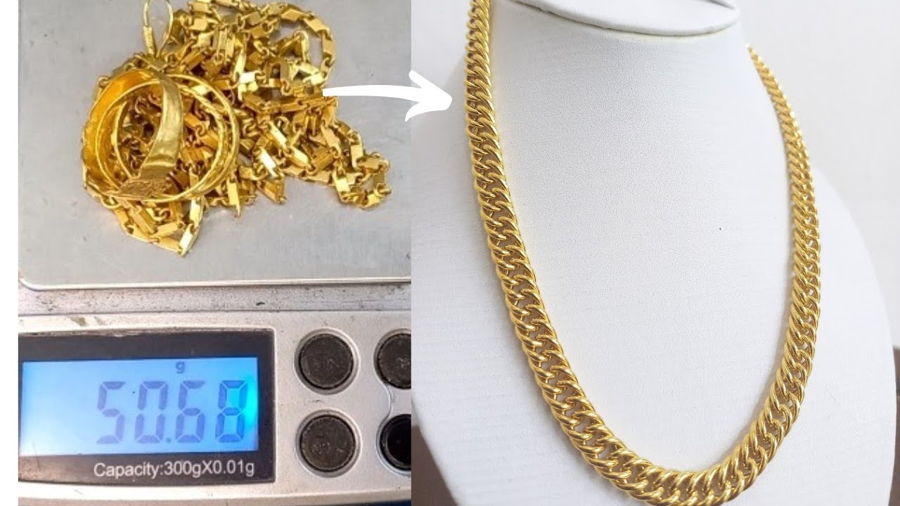 Make a Cuba Chain Necklace ⁉️Jewelry making YouTube