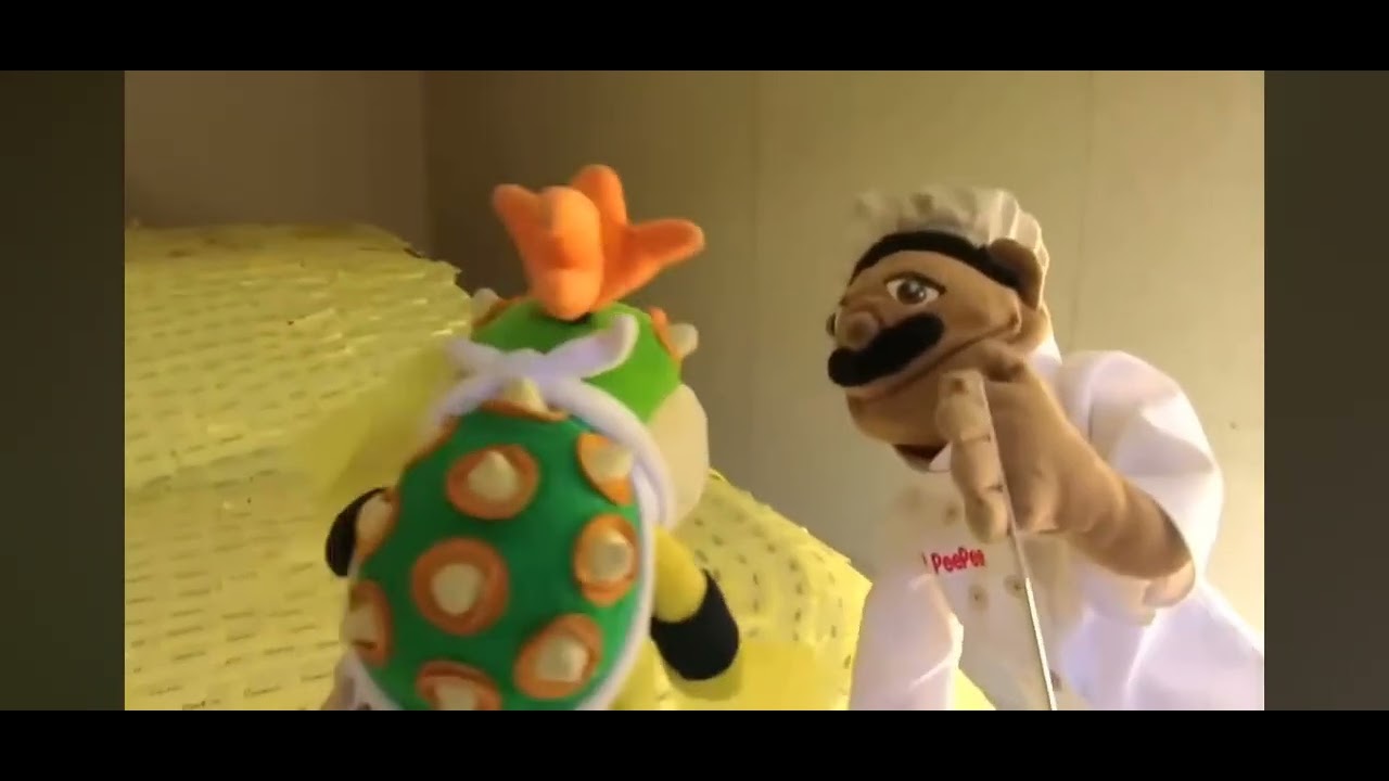 Chef pp gets mad at bowser junior for putting 600,000 stickey notes saying cookies 🍪 