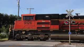 Railroad Crossing Action at Porter Junction in Indiana