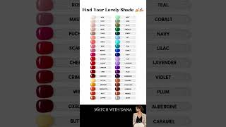 Gel Polish Swatches 💅 Which Color Would You Pick? #gelpolish #nails