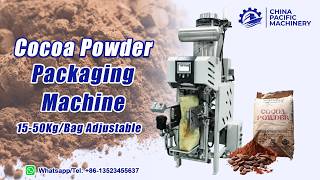 Cocoa Powder Packaging Machine 15-50Kg/Bag Adjustable|Cocoa Powder/Coffee Powder Packing Machine