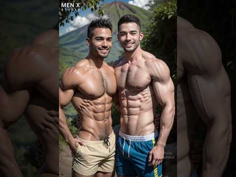 #Shorts Brazilian gay couple at the volcano | Lookbook 182