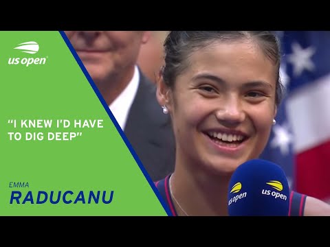 Emma Raducanu On-Court Interview | 2021 US Open Final