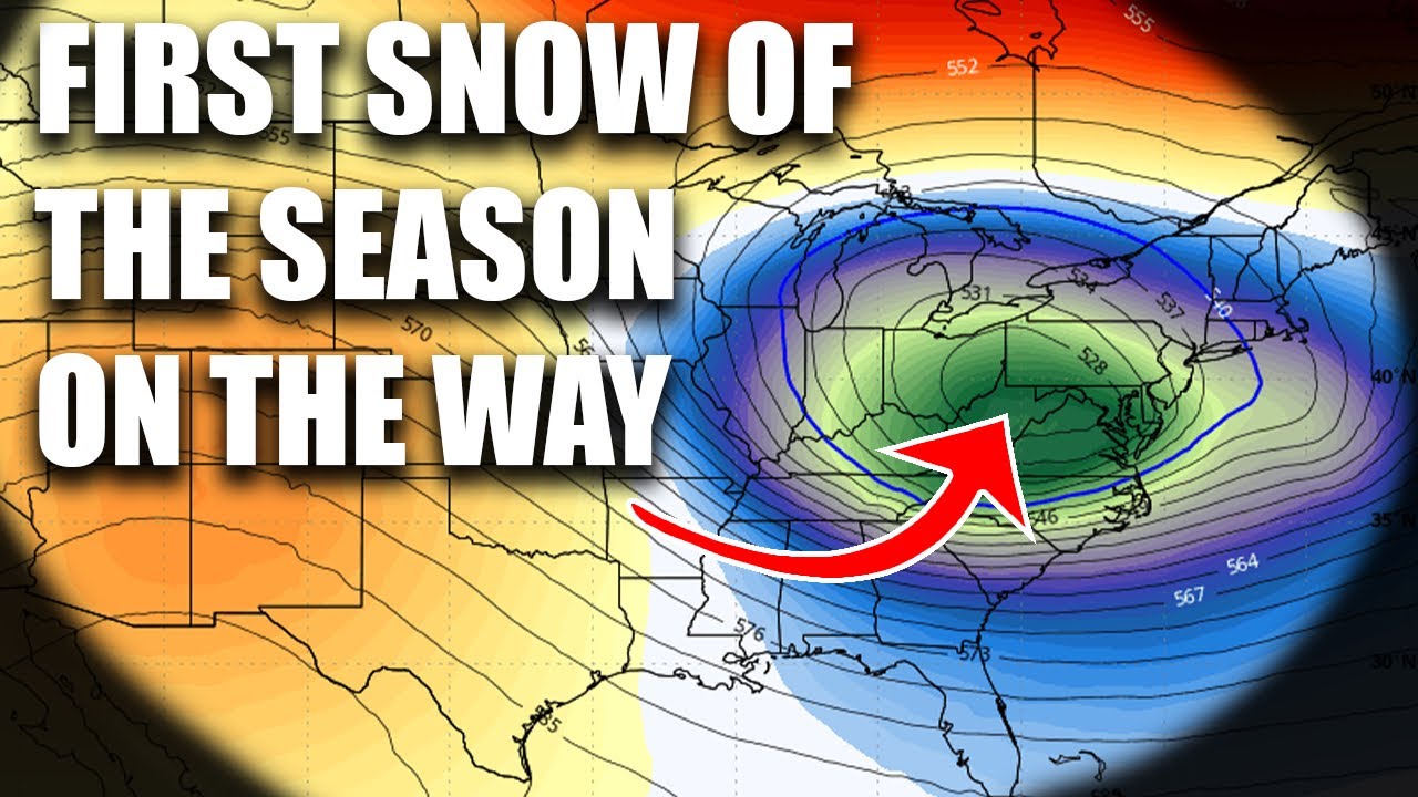 First Snow Of The Season On The Way! Wild Storm Coming This Week ...