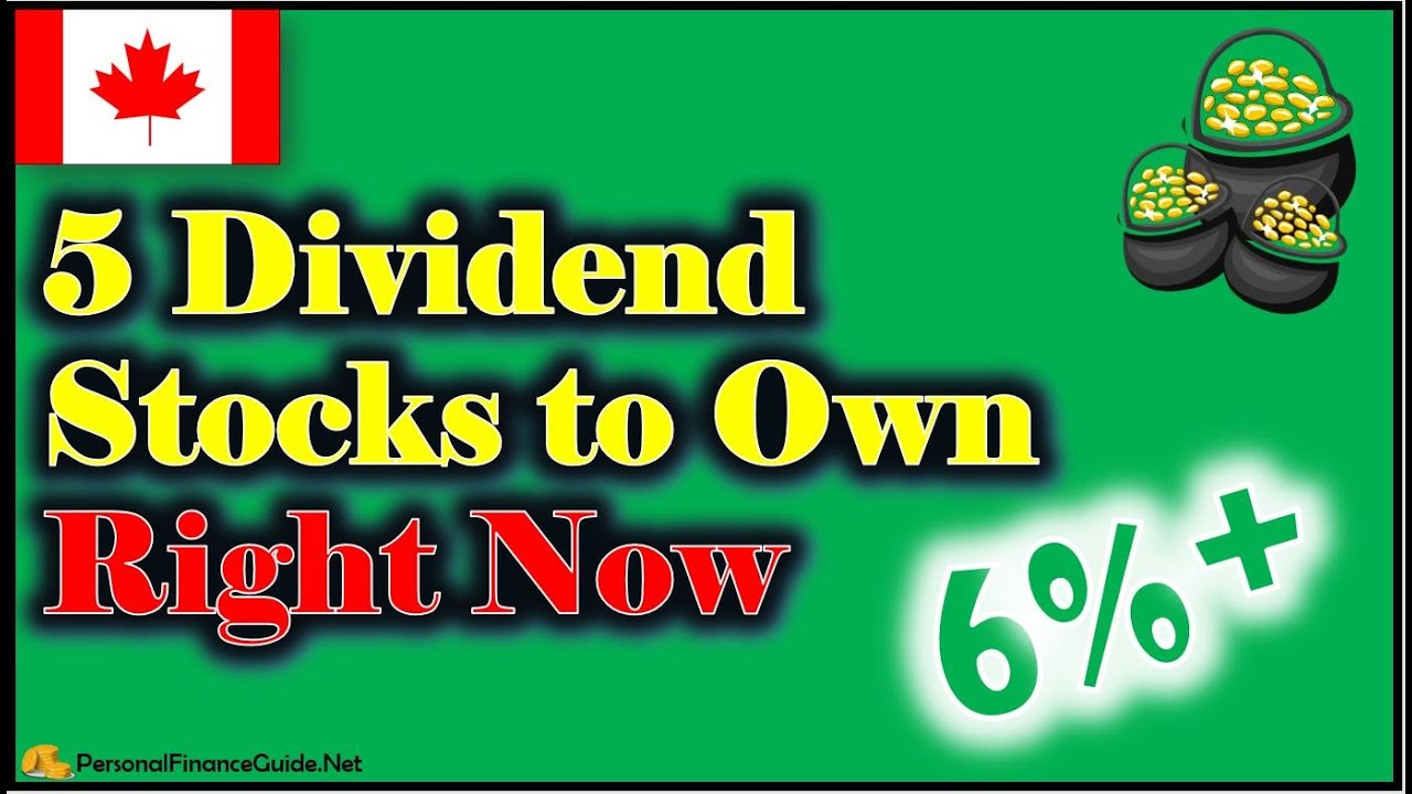 5 BEST Dividend Stocks in Canada for May 2021 | 6% Yield & Above