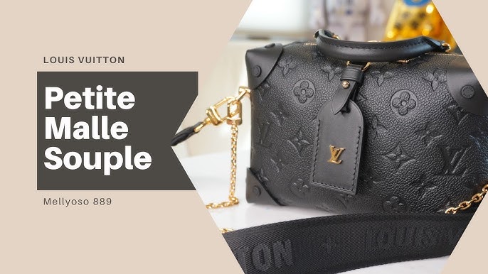 LOUIS VUITTON Monogram Petite Malle Souple M45571 Handbag from