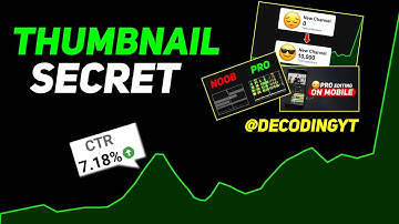 The Secret of DecodingYT Thumbnails: Master The Art of Creating Eye-Catching THUMBNAILS!