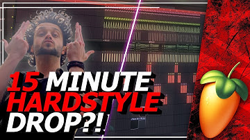 Making a HARDSTYLE DROP in 15 MINUTES?!😳