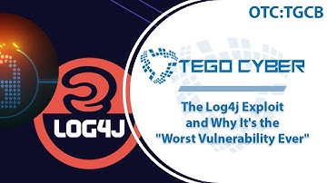 Tego Cyber; The Log4j Exploit and Why It s the Worst Vulnerability Ever
