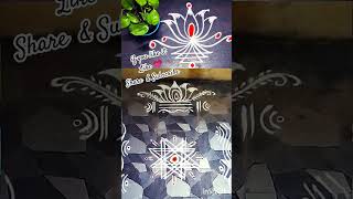 Daily simple rangoli mugguludesigns rangolidesign viral youtubeshorts