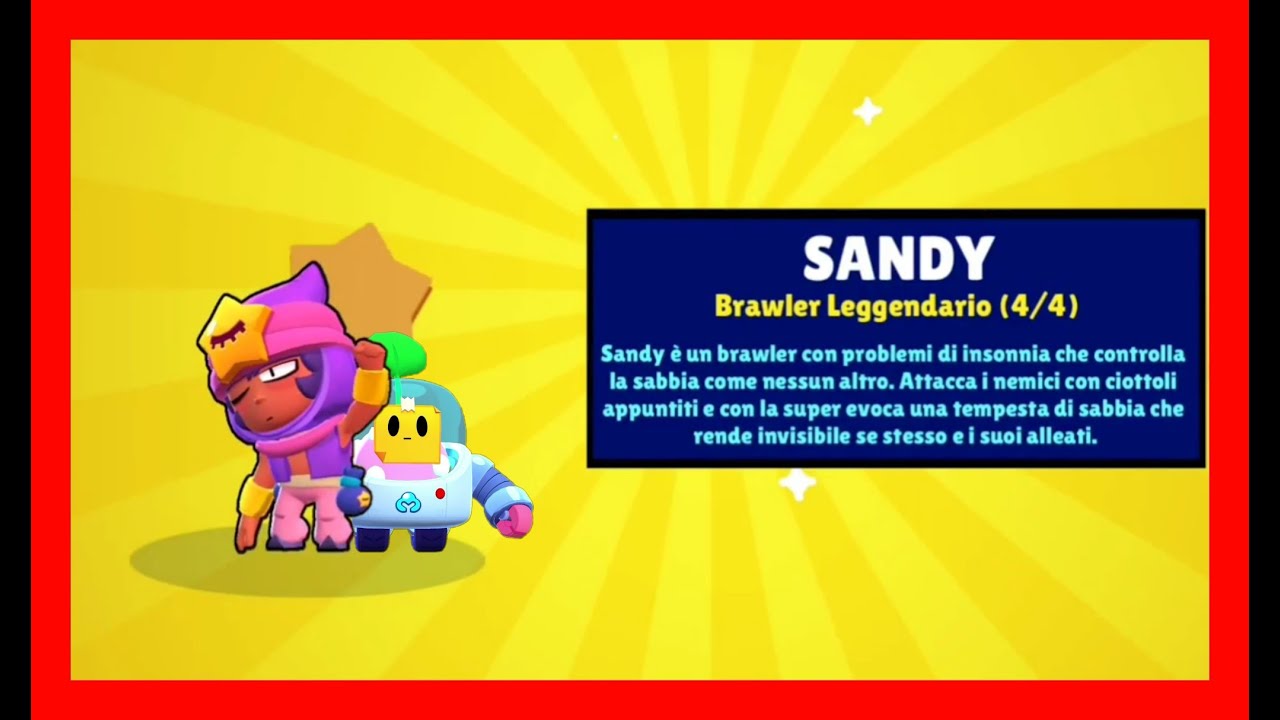 Ho Trovato Sandy Data E Rarita Nuovo Brawler Semino Brawl Stars Ita Youtube - brawl stars kayla rarita